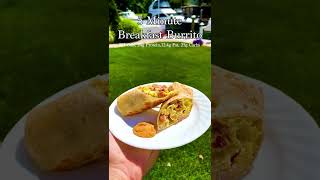 How To Make A 5 Minute Breakfast Burrito