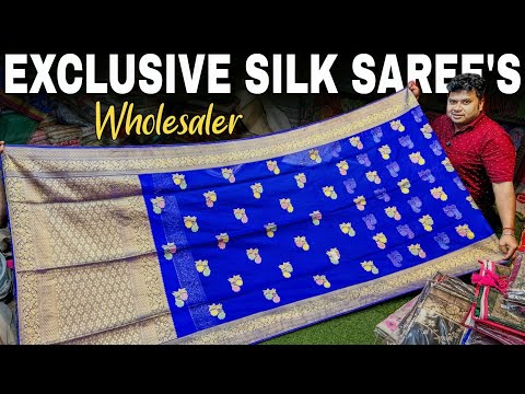 Bishnupuri Silk/ Pure & Art Silk / Gheecha Silk/ Organza/ Bangalore Silk Saree Biggest Wholesaler🔥🔥