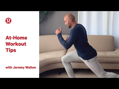 At-Home Workout Tips with Jeremy Walton | lululemon