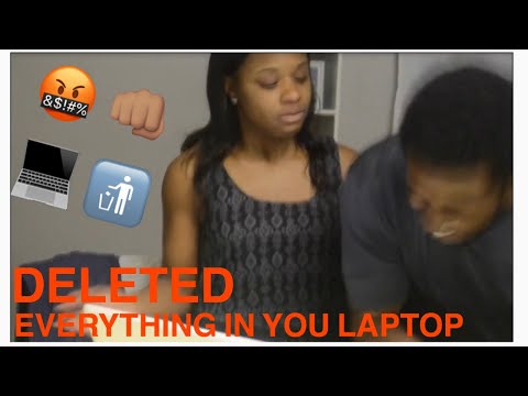 Deleted EVERYTHING in your laptop (PRANK)