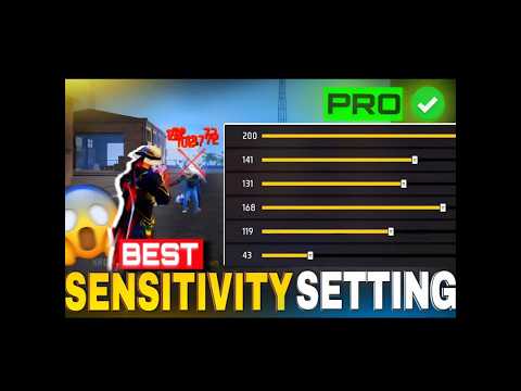 2024 best sensitivity auto headshot ⚙️⛓️pro settings in freefire