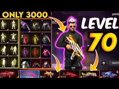 Free Fire New Id Available Today 😱 Best Gun Collection 😱 Free Fire Low budget Id Available 🛒