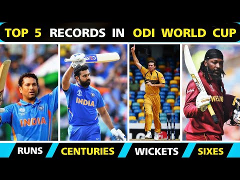 TOP 5  Cricket World Cup records