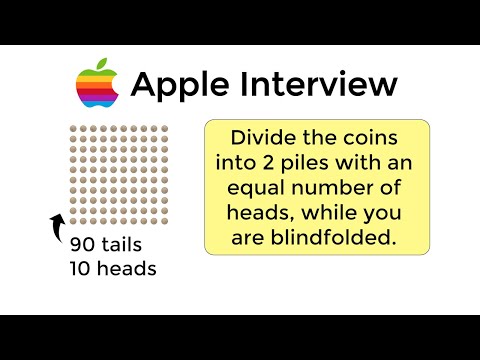 Can You Solve Apple's Split The Coins Riddle?