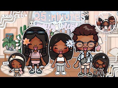 25 minutes of *FAMILY ROLEPLAYS*🐰🎀| *voiced*🔊🎀| Toca Life World🌎|It’s me Annie