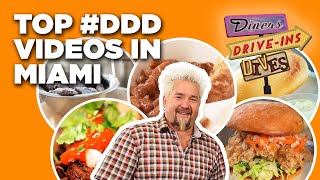 Top #DDD Videos in Miami with Guy Fieri | Diners, Drive-Ins, and Dives | Food Network