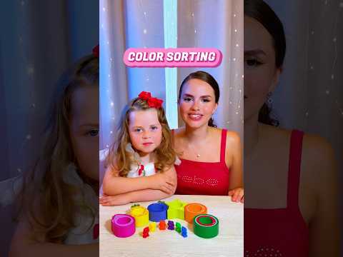 Color Sorting Game for Toddlers | Preschool Colors Learning Videos #shorts