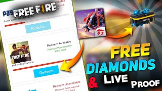 FREE DIAMONDS || HOW TO GET FREE FIRE DIAMONDS || FREE FIRE DIAMONDS EARNING APP