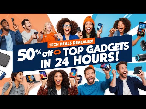 🔥Tech Deals Revealed! 50%+ OFF Top Gadgets in 24 Hours!🔥