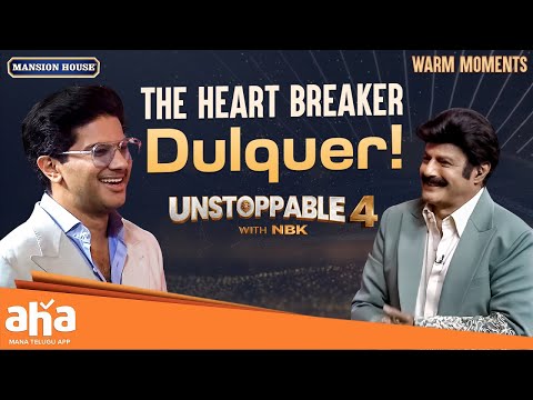 The Heartbreaker Dulquer Salmaan's Stunning Entry | Unstoppable With NBK | ahavideoIN