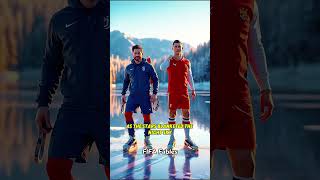 Messi & Ronaldo's Winter Camping Adventure ❄️🔥☕ | Rivals Turned Friends in the Snow 🤝⛄