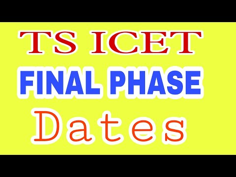 tsicet 2021 final phase counselling  dates