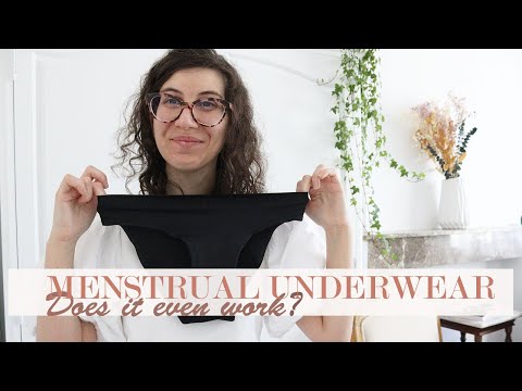 first time with PERIOD UNDERWEAR | first impressions and mini review