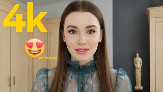 4K Amazing see through try on haul | lingerie Transparent try on haul |transparent dress try On haul