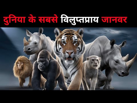 दुनिया के सबसे विलुप्तप्राय जानवर | the world's most endangered animals