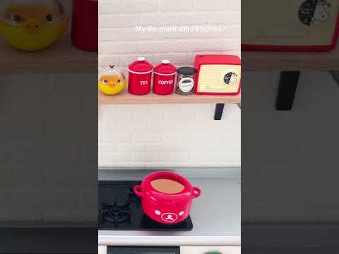 Mini kitchen set installation ⭐️ ASMR ⭐️  #miniature #rement