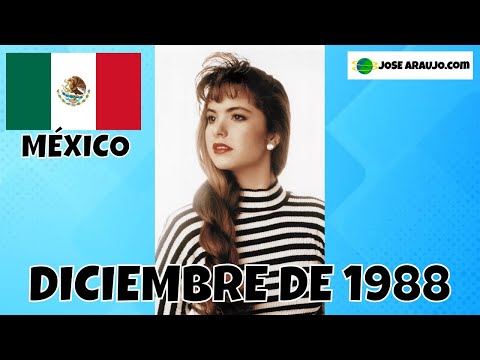 Los ÉXITOS de MÉXICO en Diciembre de 1988