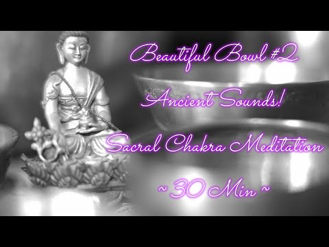 BEAUTIFUL MUSEUM BOWL #2 ~ SACRAL CHAKRA ~ Db5 ~ 550HZ ~ ENJOY ANCIENT SOUNDS!  WWW.TEMPLESOUNDS.NET