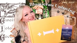 illumicrate unboxing july 2022🌙⚔️ 'in too deep' theme!