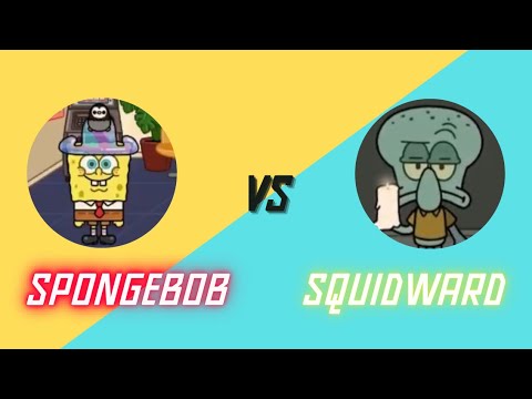 SpongeBob Squidward compete in competitions#121😱😱#youtubevideo #spongebobsquarepants  #tocabocaworld