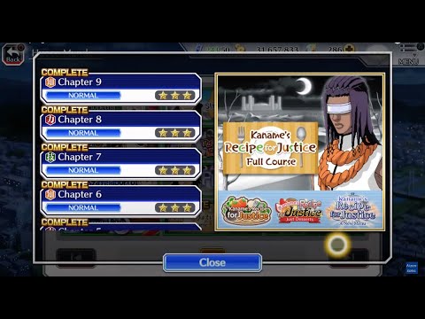 How to do Kaname's Recipe of Justice Full Course sub story  l  Bleach Brave Souls