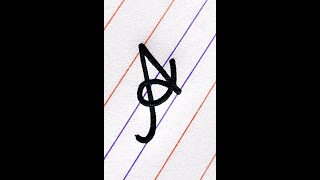 Capital Letter 'A' Cursive | Cursive Writing | @HandwriterAjay