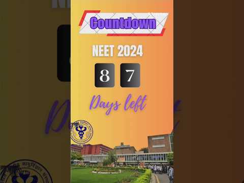 87 days left for neet exam #viral #viralshorts   #neet2024  #pw  #neetmotivation  #neet #mbbs #aiims