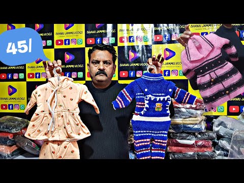 IN JAMMU 😱Cheapest kids wear Factory rate, bacchon ke garam kapde wholesale market Jammu