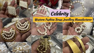 Premium Export Quality Pearls Brass Jewellery | Celebrity Western Fashion Brass Jewelry Manufacturer