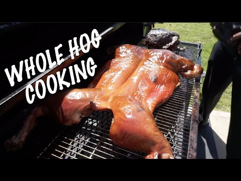 WHOLE HOG COOKING | HOW TO COOK A WHOLE HOG | NAHUNTA PORK OUTLET TOUR