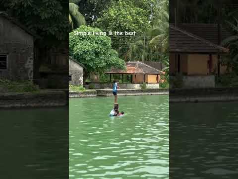 Best village life #swimming #village #villagelife #funny #fun #childhood #india #subscribe #jump #yt