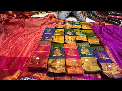 Chickpet Bangalore Wholesale Sarees 🛍️ Diwali Special Sarees 😱 Single Saree Courier Available