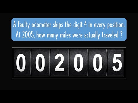 Can you solve the faulty odometer puzzle?