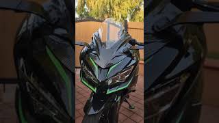 Ninja 400 carbon windscreen #shorts #motorcycle #ninja400