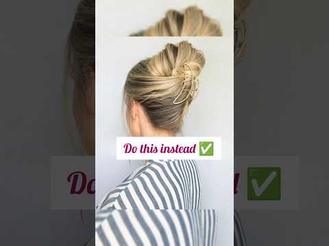 Claw Clip Hairstyles ✨ #shorts #youtubeshorts #viral #hairstyle #simplehairstyle #clips