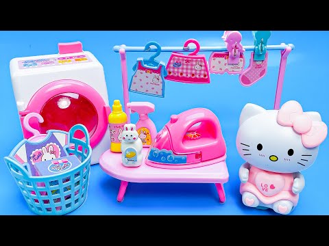 Live Mickey ASMR🥰Zufriedenstellende Auspacken des Hello Kitty Waschmaschinen Spielzeugset,Minnie toy