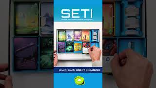 SETI Board Game Organizer | 3D Printed Insert | 3DKiwi #boardgames #bggcommunity #tabletopgaming