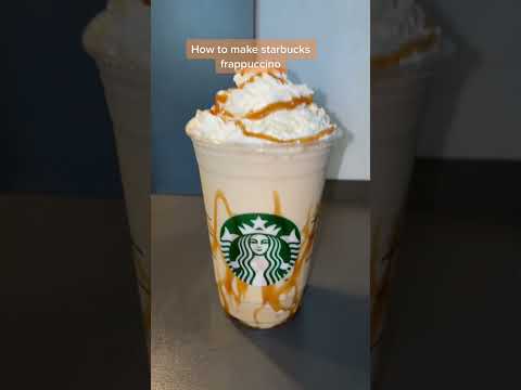 Starbucks frappuccino caramel#homemadestarbucks #frappuccino #starbucksdrinks #icedcoffee