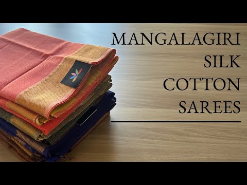 Detailed video - Handloom Mangalagiri Silk Cotton Sarees | Shop on www.fabk.in #fabksarees