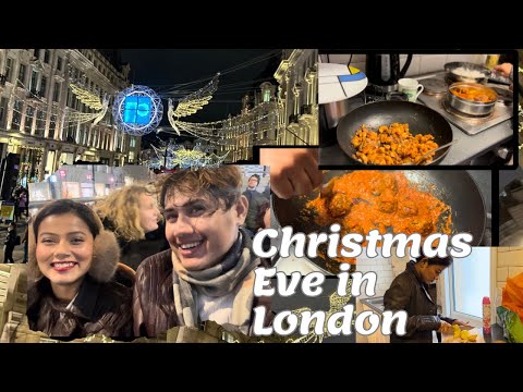 Christmas Lights in London| ক্রিসমাস Celebration at Regent Street | London প্রবাসী Vlog