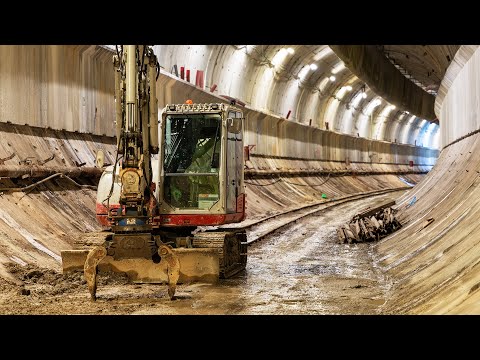 Abandoned Tunnel Boring Machine - Exploring an Unfinished Metro Tunnel