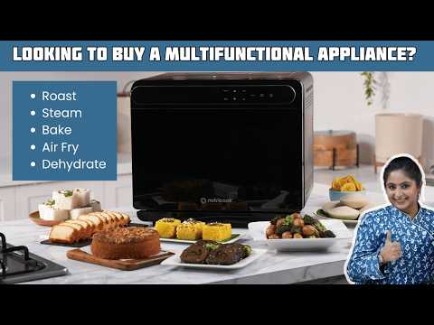 The PERFECT Multifunctional Appliance - Nutricook Steami - Steam, Bake, Air Fry, Roast, Dehydrate