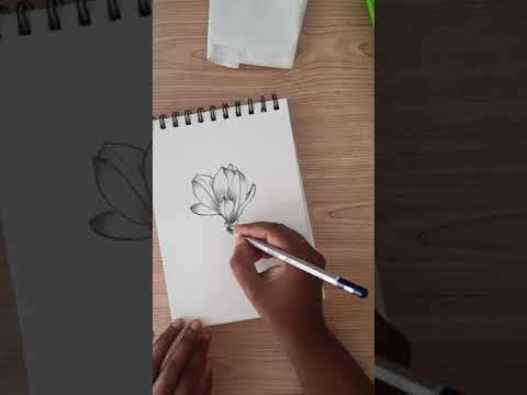 how to draw flowers #shorts