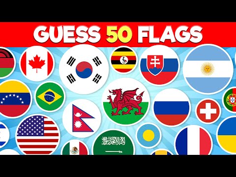 Guess the Flag Quiz | 50 Random Flags