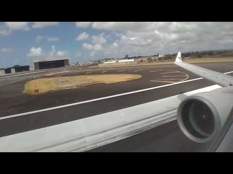 Air Austral Airbus A220-300 Approach And Landing In Mauritius