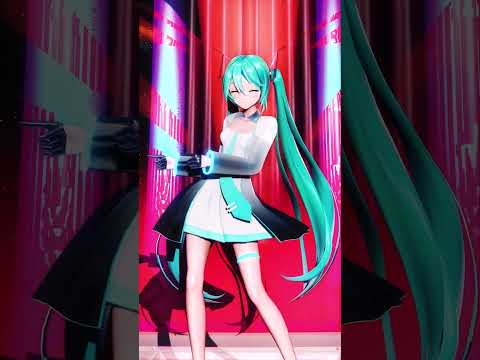 【MMD】POKÉDANCE / 初音ミク踊ってみた　#初音ミク #mmd #vocaloid #shorts #pokemon #yyb式