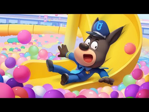 Have Fun in a Ball Pit | Good Habits | Cartoons for Kids | Sheriff Labrador | BabyBus TV