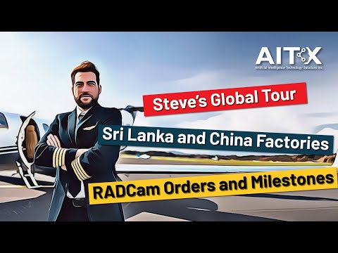 $AITX CEO, Steve Reinharz' Global Trip Behind the Scenes at Sri Lanka & China Factories and RADCam!