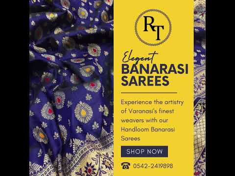 ELEGENT BANARASI SAREES ❣️Experience the artistry of Varanasi's finest weavers with our