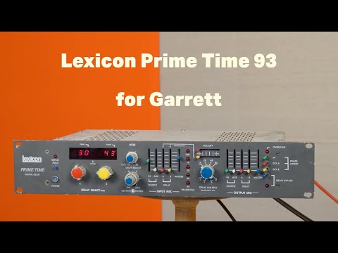 Lexicon Prime Time for Garrett